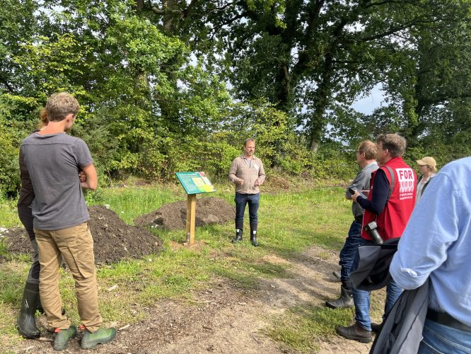 Stakeholder meeting at the biodiversity park (photo Maj Rundlöf)